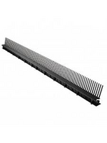 Apsauga nuo paukščių su ventiliacija COMB VENTI, 85 mm x 1 m, juoda