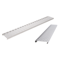 Richard Brink® grotelės drenažo kanalui, užapvalintų kampų siauras perforavimas 30x5 mm