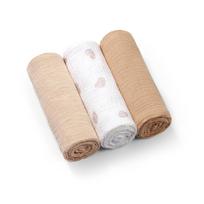 BabyOno vystyklai medvilniniai 3 vnt rudas 828/02 828/02