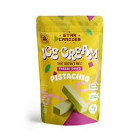 STAR CANDIES džiovinti šaltyje sicilian pistacijų skonio ledai 50 g