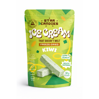 STAR CANDIES šaltyje džiovinti kivi skonio ledai 50 g.