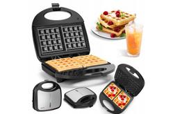 Vaflių keptuvė , Belgiškų vaflių keptuvė 1000W, black edition