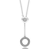 Sparkling Infinity Collier United Regal Crown Hearts Daisy Flower Necklace For 925 Sterling Silver Charm Fashion Diy Jewelry