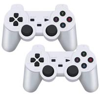 Žaidimų konsolė „GameBox HY00“ 64 bitų „Retro 20K Game 4K“ HDMI laikiklių konsolė / „Android Box x2“ belaidis valdiklis, baltas