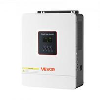 Hibridinis saulės inverteris 4000W 24V DC į 230V AC baltas, galios inverterio įkroviklis