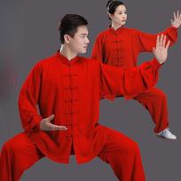 Kung Fu uniforma Tradiciniai kinų drabužiai ilgomis rankovėmis Wushu TaiChi Vyriški Kung Fu uniformos kostiumai Uniformos Tai Chi mankštos drabužiai XS juoda