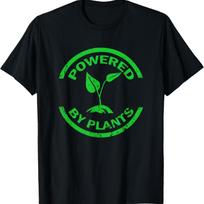 Powered By Plants Vegan Workout T-Shirt S juoda