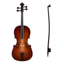 Išsamus medinis klasikinis violončelės mažas ekspozicinis modelis Muzikos instrumento ornamentas Tinka muzikantams Kolekcionieriams Dovana 18cm