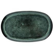 Ovali lėkštė AURORA AYANA DARK, t. žalios sp., 28 cm