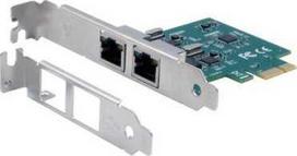 Exsys EXSYS EX-60102 2 prievadų 1 Gigabit PCIe tinklo plokštė