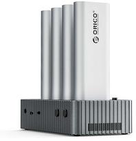 „Orico IT48N-C“ 4 diskų prijungimo stotelė su M.2 NVME klonavimo funkcija – pilkos spalvos