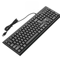 104 klavišų USB laidinė klaviatūra Žaidimų klaviatūra Ergonomiška klaviatūra PC nešiojamam kompiuteriui Plug and Play juoda