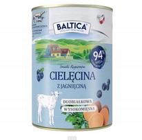 BALTICA Smaki regionów Veal su ėriena – drėgnas ėdalas šunims – 400g