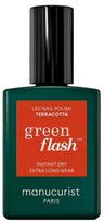 Manucurist Žalias Flash Nagų lakas lakier do paznokci Terracotta 15ml