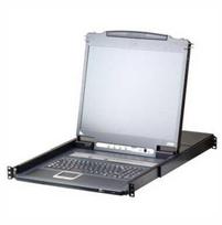 Aten jungiklis LCD KVM perjungiklis per IP, USB-PS/2, VGA, 8 prievadai, CH išdėstymas