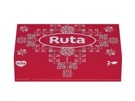 Kosmetinės servetėlės RUTA Women Brick, 150 lap., 2 sl., baltos sp.