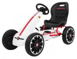 Pedalinis kartingas Abarth vaikams, rankinis stabdys, laisva pavara