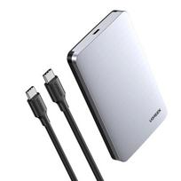 Ugreen CM300 70499 bay for 2.5'' SATA 3.0 6Gbps hard drive - gray + USB-C - USB-C cable 0.5m
