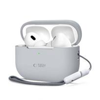 „Tech-Protect“ silikoninis dėklas „Apple AirPods Pro 1 / 2“, pilkas