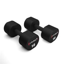 HPT10 2 x 10 KG POLIURETANINIS TPU HMS Hanteliai