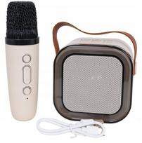 Vaikiškas karaoke rinkinys su mikrofonu ir Bluetooth garsiakalbiu, RGB apšvietimas