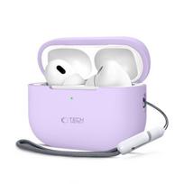 „Tech-Protect“ silikoninis dėklas „Apple AirPods Pro 1 / 2“, violetinis