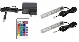 2x Led Rgb apšvietimas vitrinoms, lentynoms, stiklams
