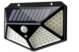 Lauko šviestuvas su saulės baterija ir judesio jutikliu 100 SMD LED