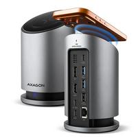 I/O HUB USB-C 9IN1 WRL/0.6M HMC-WL9 AXAGON, DOCAXAHMC_WL9