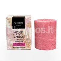 Rankų darbo 100% palmių vaško kvapni žvakė, „Magnolijų sodas“, 10 cm
