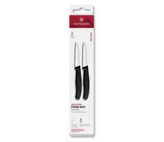 Victorinox - Daržovių peilių rinkinys SWISS CLASSIC 8 cm 2 vnt. juoda