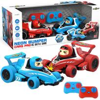 Valdomos Formulė-1 mašinos 2 vnt. su garsais ir švieomis „Neon Bumper Cars Pro”