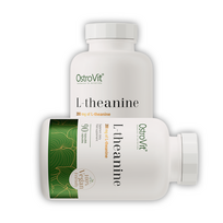 OstroVit L-Teaninas, 90 kapsulių, 200 mg (L-theanin). Maisto papildas, vitaminai.
