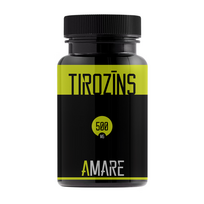 Premium L-tirozinas, 60 kapsulių, 500 mg (L-tyrosine). Maisto papildas, vitaminai.