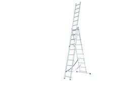 Kopėčios KRAUSE Corda, 3 x 10, universalios, pastatomos ant laiptų, darbinis aukštis 700cm