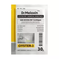 Dr. Melaxin Oyster Pep-3 Renewal Mask lakštinė veido kaukė su austrių ekstraktu 30g