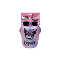 HELLO KITTY Kepurė ir saulės akiniai „Kuromi“