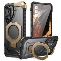 Dykumos smėlio spalvos tvirtas šarvo dėklas "Supcase UB Grip Mag Magsafe" telefonui Samsung Galaxy S26