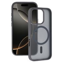 Tel Protect Aura Matte Magsafe dėklas skirtas iPhone 16 pilkos spalvos