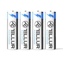 Tellur Flexi Power Super alkalinės AA LR6 1.5V baterijos, 4 vnt.