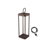 Beper P207ILI102 įkraunamas Corten žibintas – stilingas belaidis LED stalinis šviestuvas