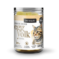 „Dr. Malou“ liofilizuotas putpelių kiaušinio trynys, 100 g.