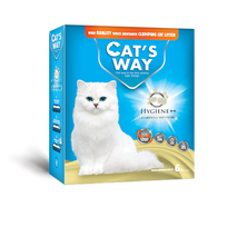 CAT’S WAY Eco Premium Bentonitinis Kraikas – Marselio muilo kvapo 5,1KG / 6L (kartoninė dėžė)