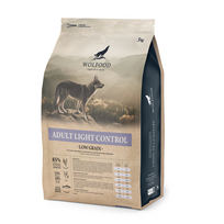 WOLFOOD Adult Light Low Grain – mažai aktyviems ar linkusiems į antsvorį šunims, 3 kg