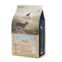 WOLFOOD ADULT FISH – mažai grūdų turintis pašaras, praturtintas lašiša ir omega-3 riebalų rūgštimis., 3 kg