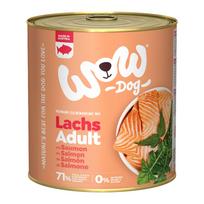 WOW Dog Food ADULT Salmon( suaugusių šunų konservai su lašiša su pomidorais)