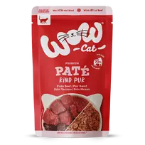 WOW ADULT Paté  Beef Pure( Paštetas su gryna jautiena– Be grūdų) 125 g