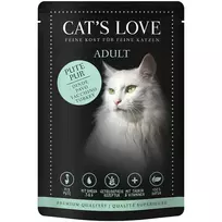 Cat's Love Wet Cat Food Adult - Turkey Pure  (suaugusių kačių paštetas su kalakutiena), 85 g