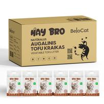 TOFU kraikas katėms „HayBro ” (Espresso kvapas ), 7L x 6 vnt ( dėžė )