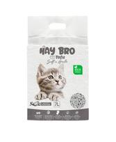 TOFU kraikas katėms „HayBro ” 7 L/2,5 Kg., (Anglies) 100% NATŪRALUS KRAIKAS - 6 vnt. x 7 L.